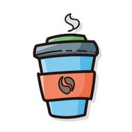 coffee color doodle