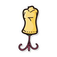 mannequin color doodle