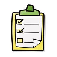 check list color doodle