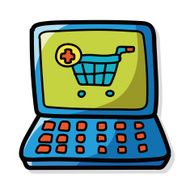 online shopping doodle N4
