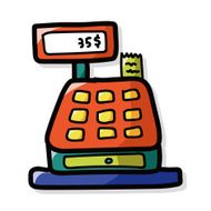 Cash register doodle N3