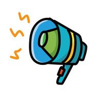 loudspeaker color doodle N6