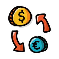 money exchange doodle N4