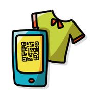cell phone shopping doodle N3