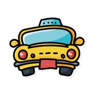 Taxi color doodle N2