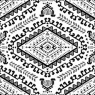 Tribal Mexican vintage ethnic seamless pattern N16