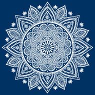 Beautiful Indian floral mandala ornament N13