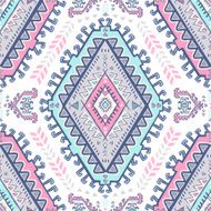 Tribal Mexican vintage ethnic seamless pattern N19