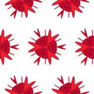 Seamless vector abstract red pattern in eps