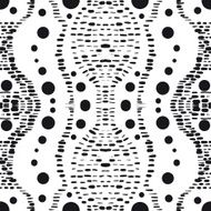 tribal abstract hand-drawn seamless pattern