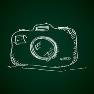Simple doodle of a camera N5