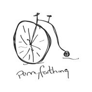 Simple doodle of a bicycle N5
