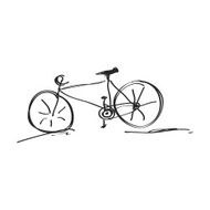 Simple doodle of a bicycle N6