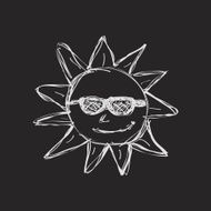 Simple doodle of a sun N3