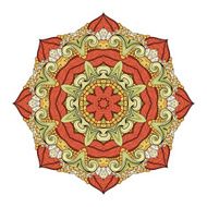 Vector Beautiful Deco Colored Mandala N23