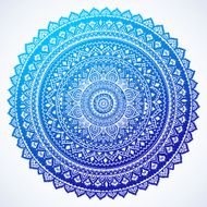Beautiful Indian floral mandala ornament N18