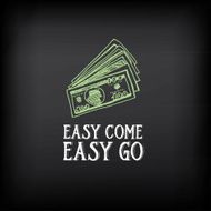 Money badge and logo design Quote text N6