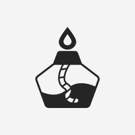 Alcohol lamp icon N9