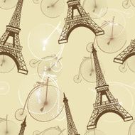 pattern with the Eiffel Tower N2
