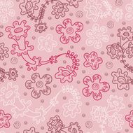 floral seamless pattern N14