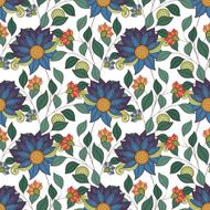Vector seamless floral pattern N68