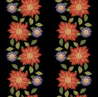 Vector seamless floral pattern N69