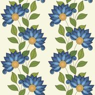 Vector seamless floral pattern N70