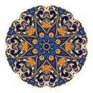 Vector Beautiful Deco Colored Mandala N37