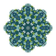 Vector Beautiful Deco Colored Mandala N38