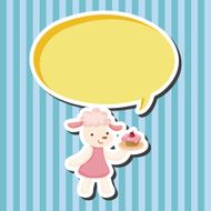 animal having afternoon tea theme elements N12
