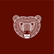 stylized Bear face