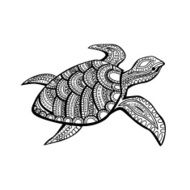 Stylized turtle