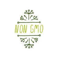 Non GMO - product label on white background N2