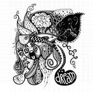 Modern sketchy style image of Bad Dream N6