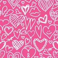 Seamless pattern with hearts N10