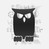 Drawing business formulas owl N7