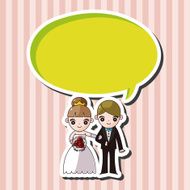 wedding couple theme elements vector eps N29