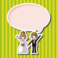 wedding couple theme elements vector eps N30