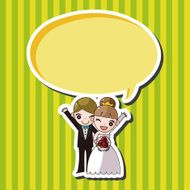 wedding couple theme elements vector eps N32