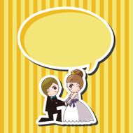 wedding couple theme elements vector eps N33