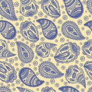 vector lacy blue ornament