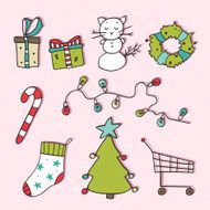Set of Christmas items N2