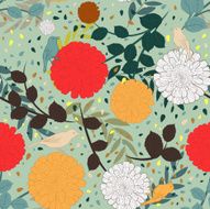 Seamless Floral Pattern N23