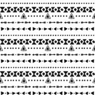 Tribal Hand Drawn Background N9