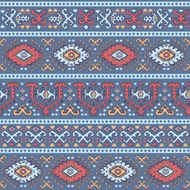 Tribal Mexican vintage ethnic seamless pattern N37