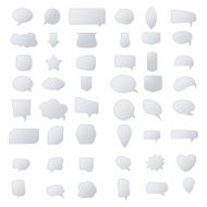 vector set of Speech Bubbles talk