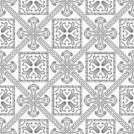 tribal abstract hand-drawn seamless pattern N3