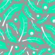 Seamless pattern with feathers N2