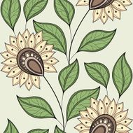 Vector seamless floral pattern N106