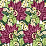 Vector seamless floral pattern N108